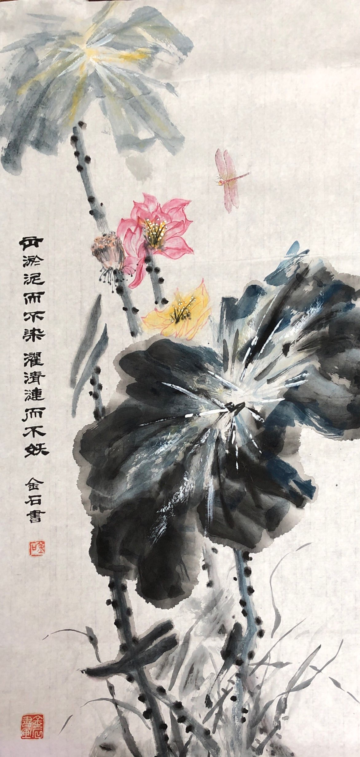 《出淤泥而不染》蒲北居民区金石.JPG